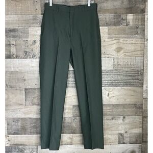 DSCP‎ Tennessee Apparel Corp Poly Wool Serge Army Green Trousers Pants Size 31R